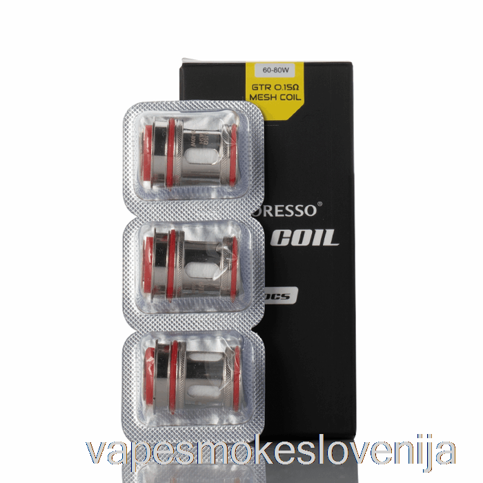 Vape Slovenija Vaporesso Gtr Nadomestne Tuljave 0,15 Ohm Mrežaste Tuljave